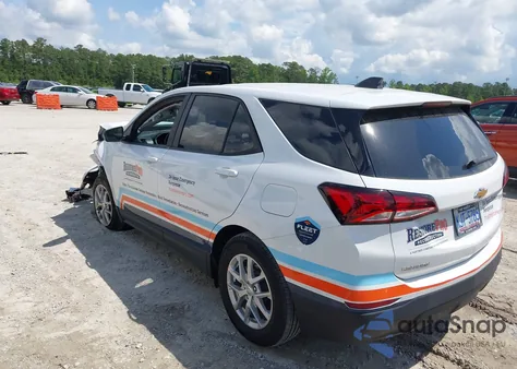 2024 Chevrolet Equinox Fwd Ls из США, поврежденный, VIN 3GNAXHEG3RL110391